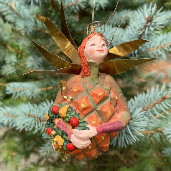 Dept 56 Tutti Frutti Pineapple Christmas Ornament - Picture 4 of 5